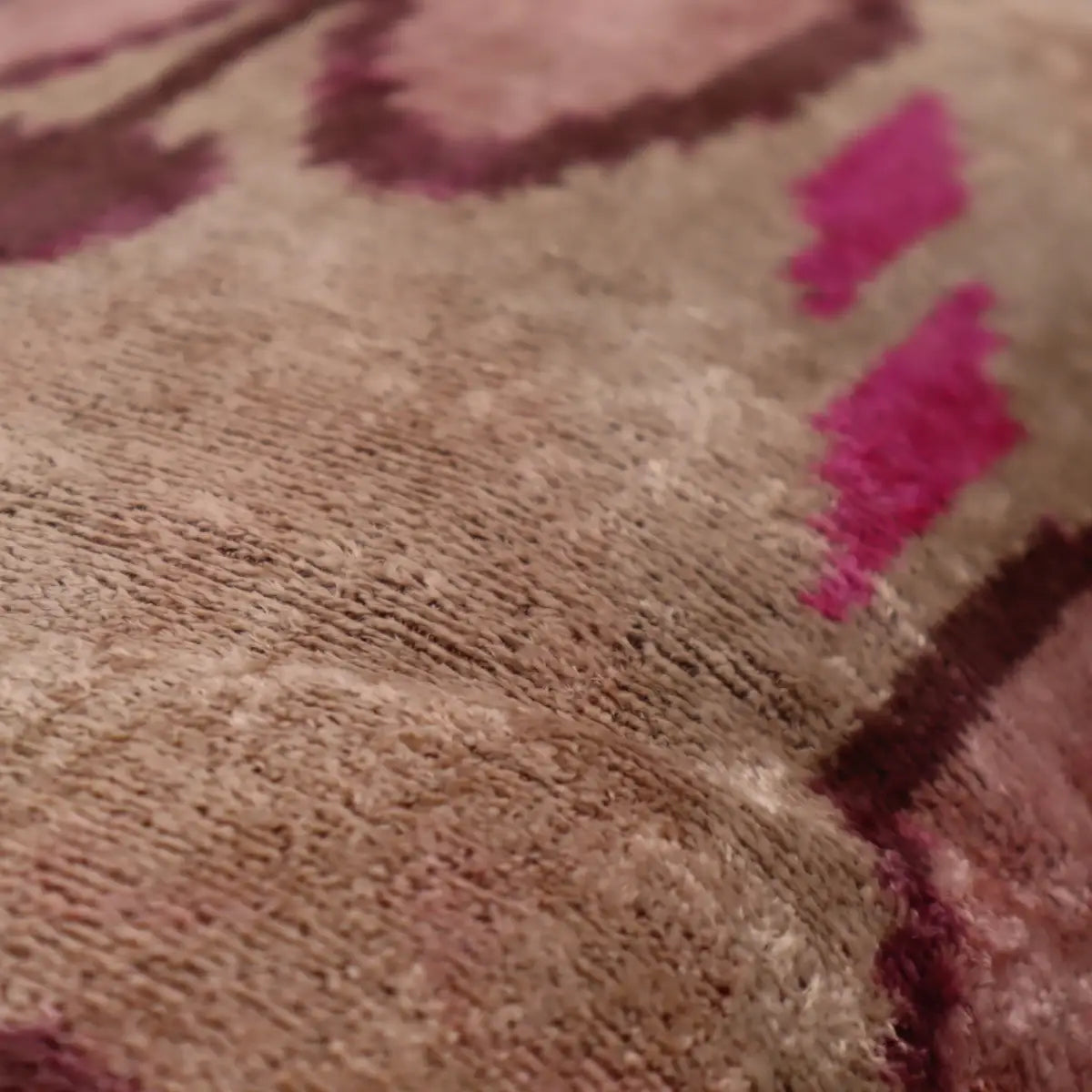 Canvello Luxury Decorative Earth Tones Pink Pillow With Down Insert- 16x24 - Canvello