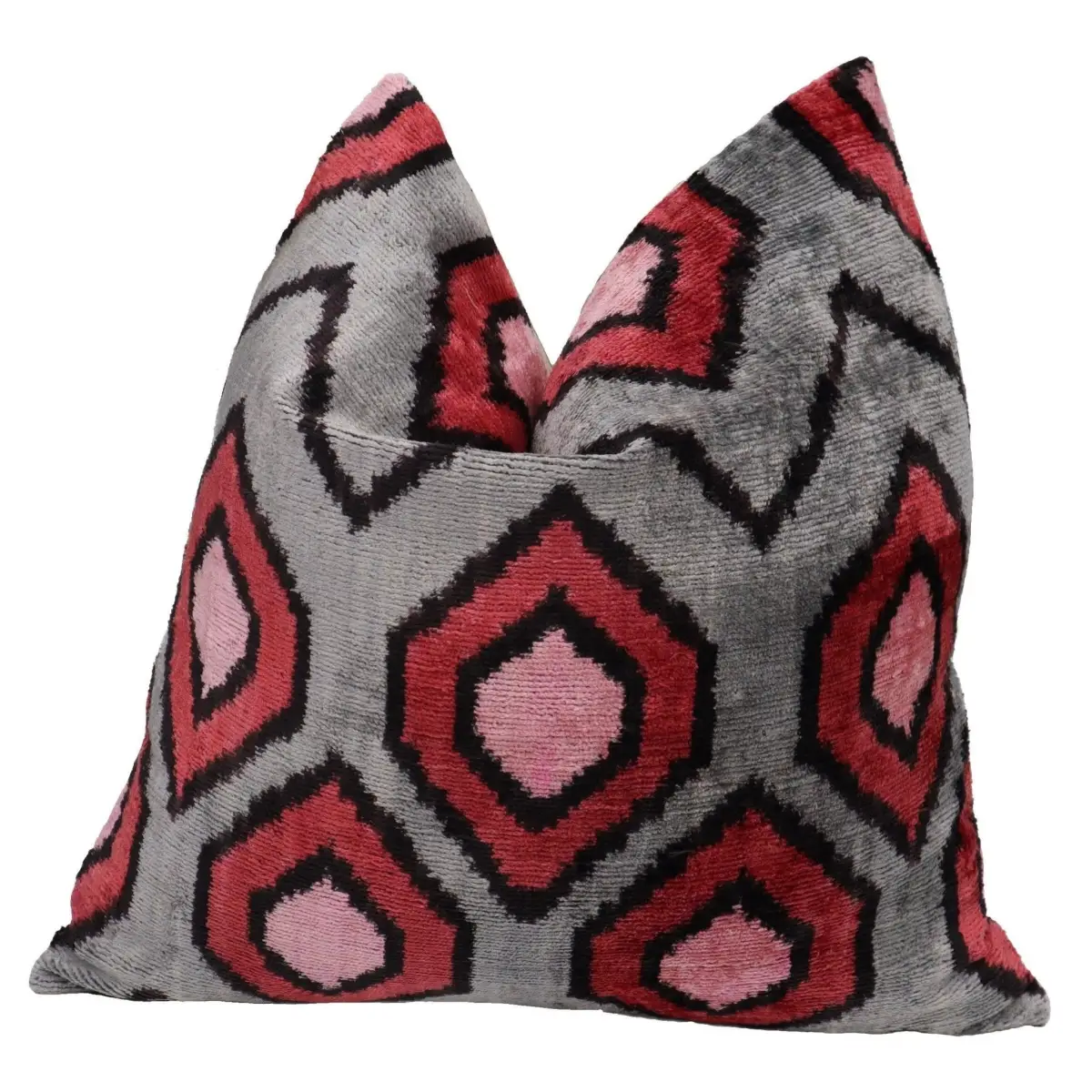 Canvello Luxury Decorative Gray Square Pillows | 16 x 16 in (40 x 40 cm) - Canvello