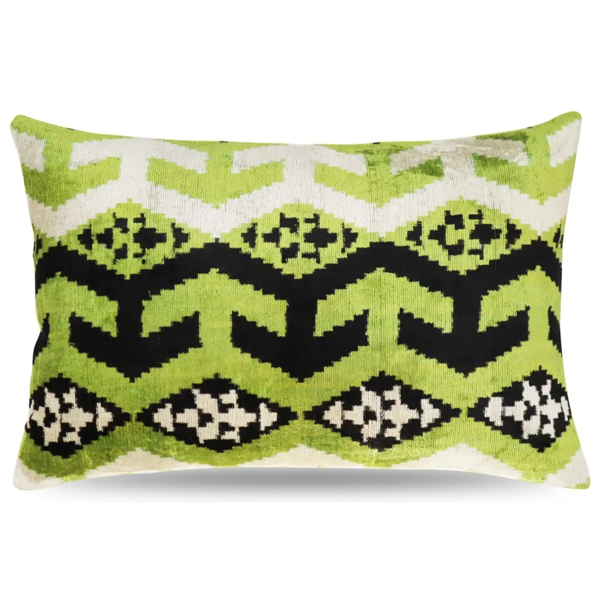 Canvello Luxury Decorative Green Black Throw Pillow | 16 x 24 in (40 x 60 cm) - Canvello