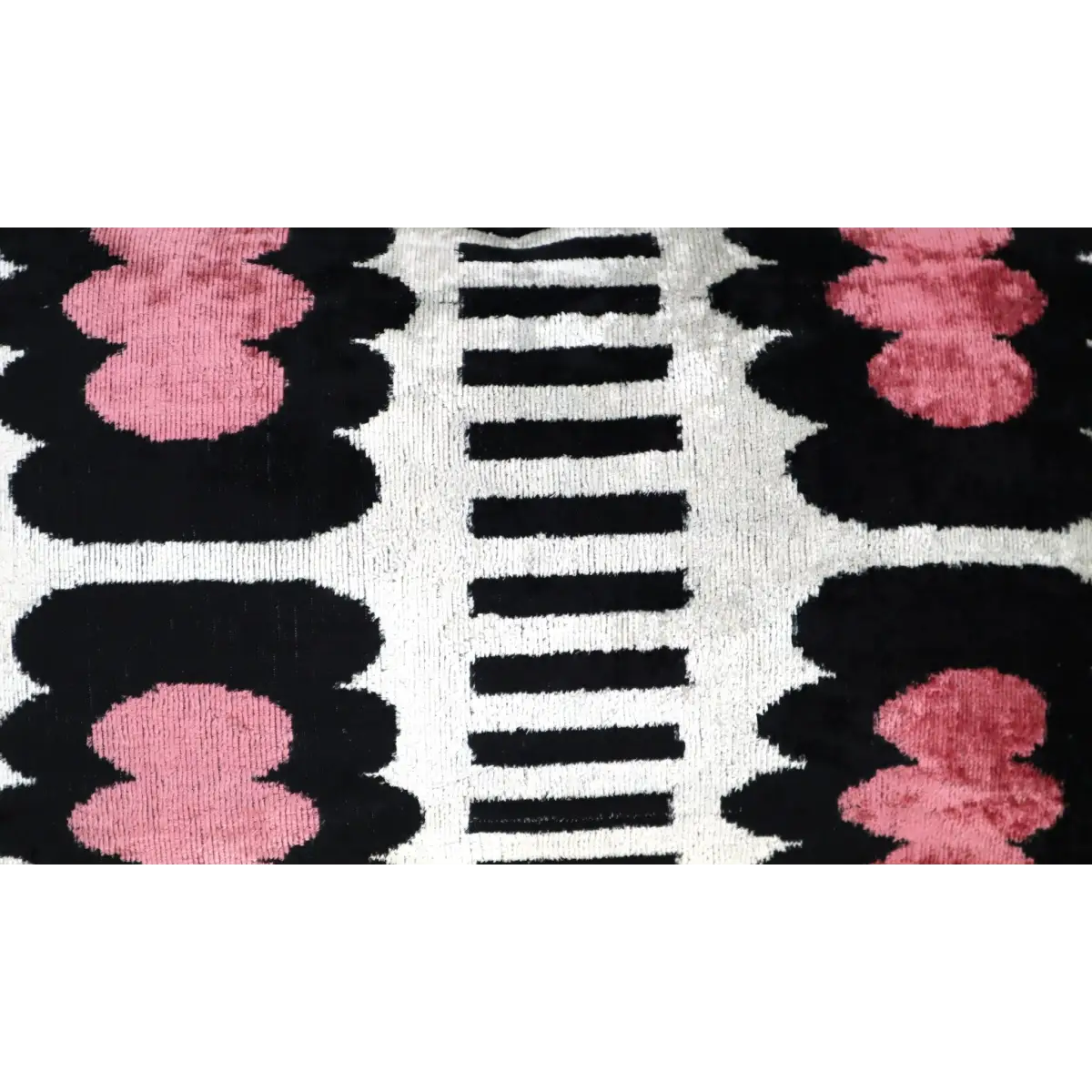 Canvello Luxury Decorative Pink Black White Throw Pillow | 16 x 24 in (40 x 60 cm) - Canvello