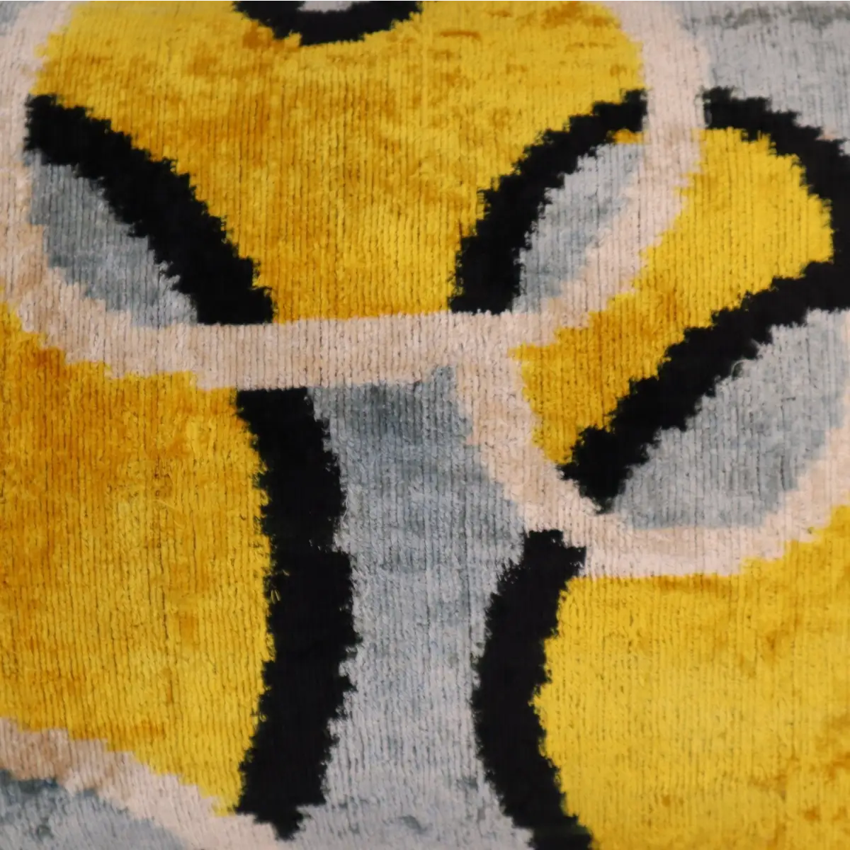 Canvello Luxury Decorative Yellow Gray Pillow With Down Insert- 16x24 - Canvello