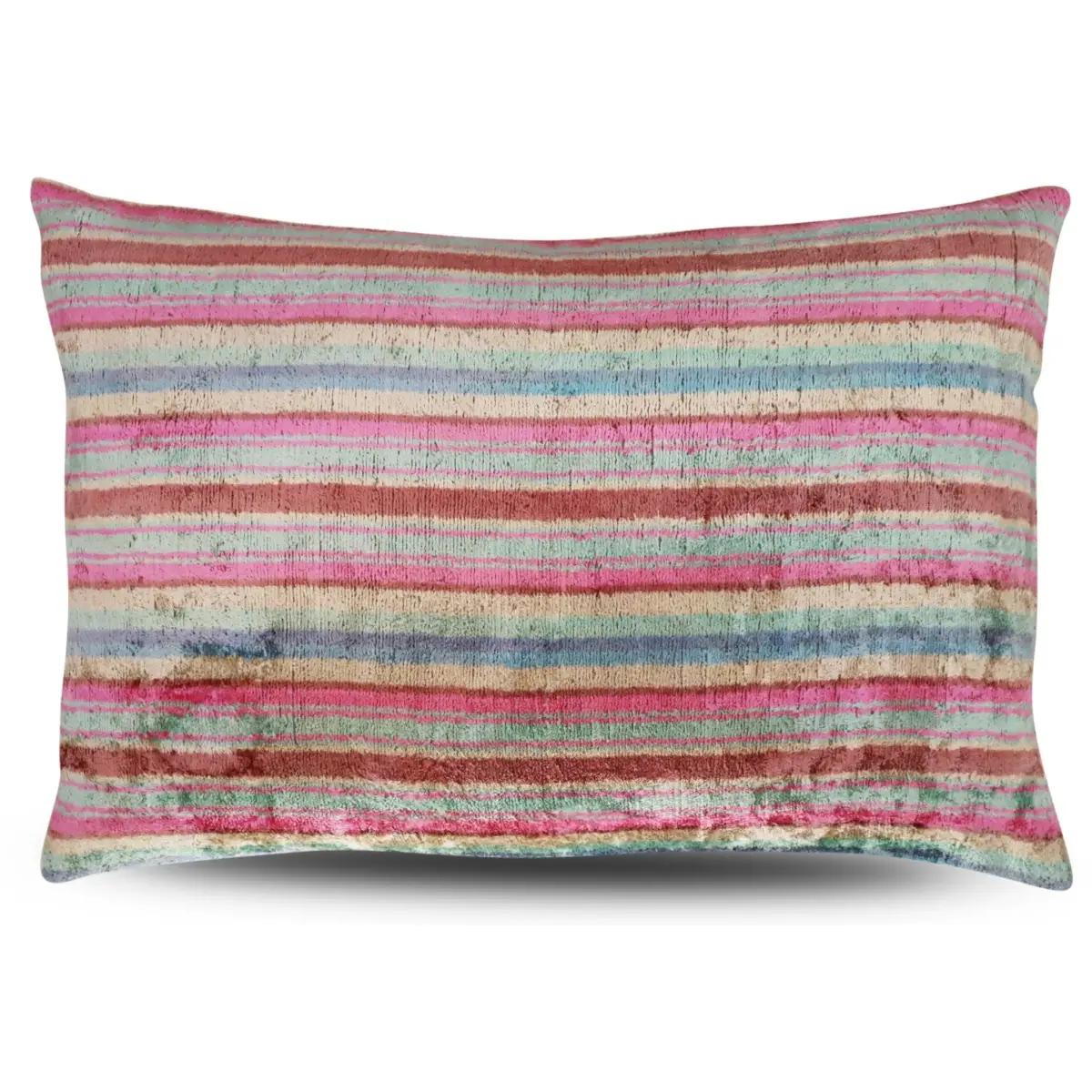 Canvello Luxury Earthtone Stripe Pillow for Couch | 16 x 24 in (40 x 60 cm) - Canvello