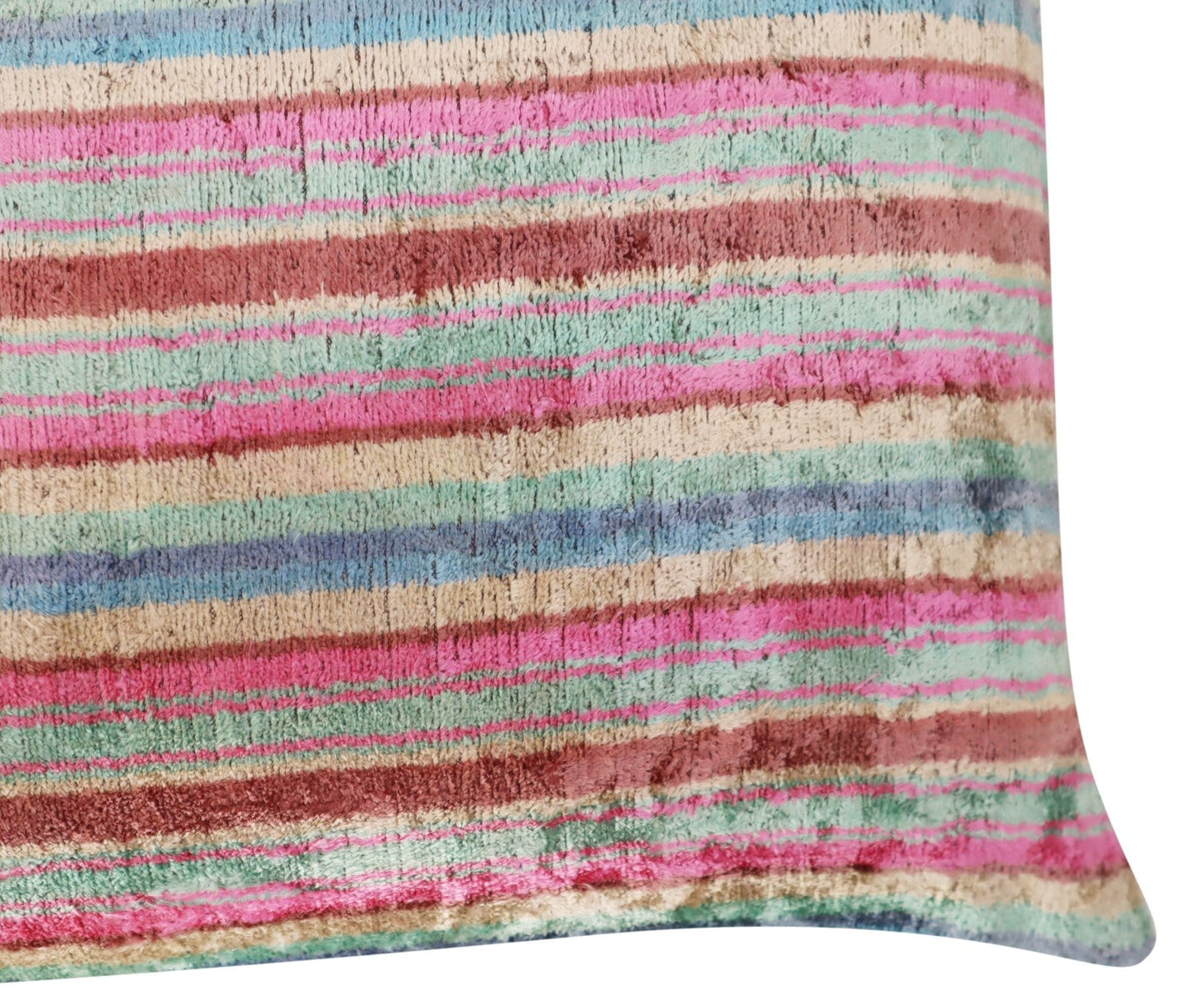 Canvello Luxury Earthtone Stripe Pillow for Couch | 16 x 24 in (40 x 60 cm)