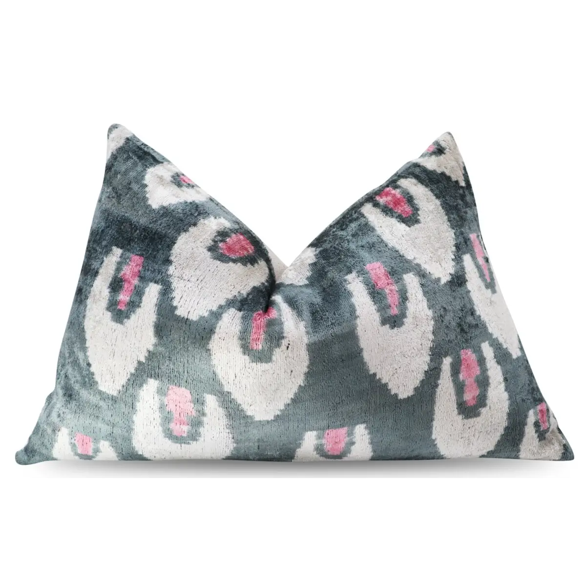 Canvello Luxury Gray Pink Pillow for Couch | 16 x 24 in (40 x 60 cm) - Canvello