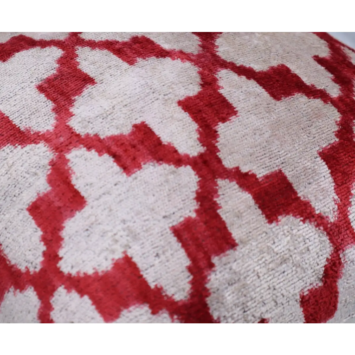 Canvello Luxury Hot Pink Geometric Pillow with Down Insert 16’’x16’’ - Canvello