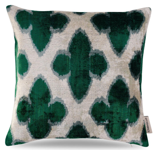 Coussin de canapé Canvello Luxury Leaf Green Carbon Grey | 16x16