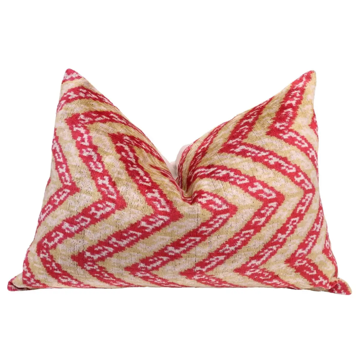 Canvello Luxury Light Brown Pink Throw Pillow Down Filled - 16x24 - Canvello