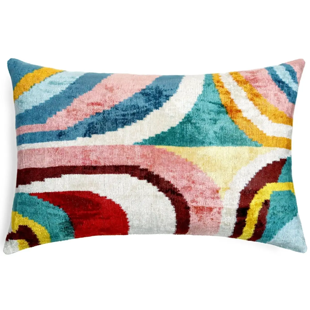 Canvello Luxury Multi Color Throw Pillows Donw Filled - 16x24 - Canvello