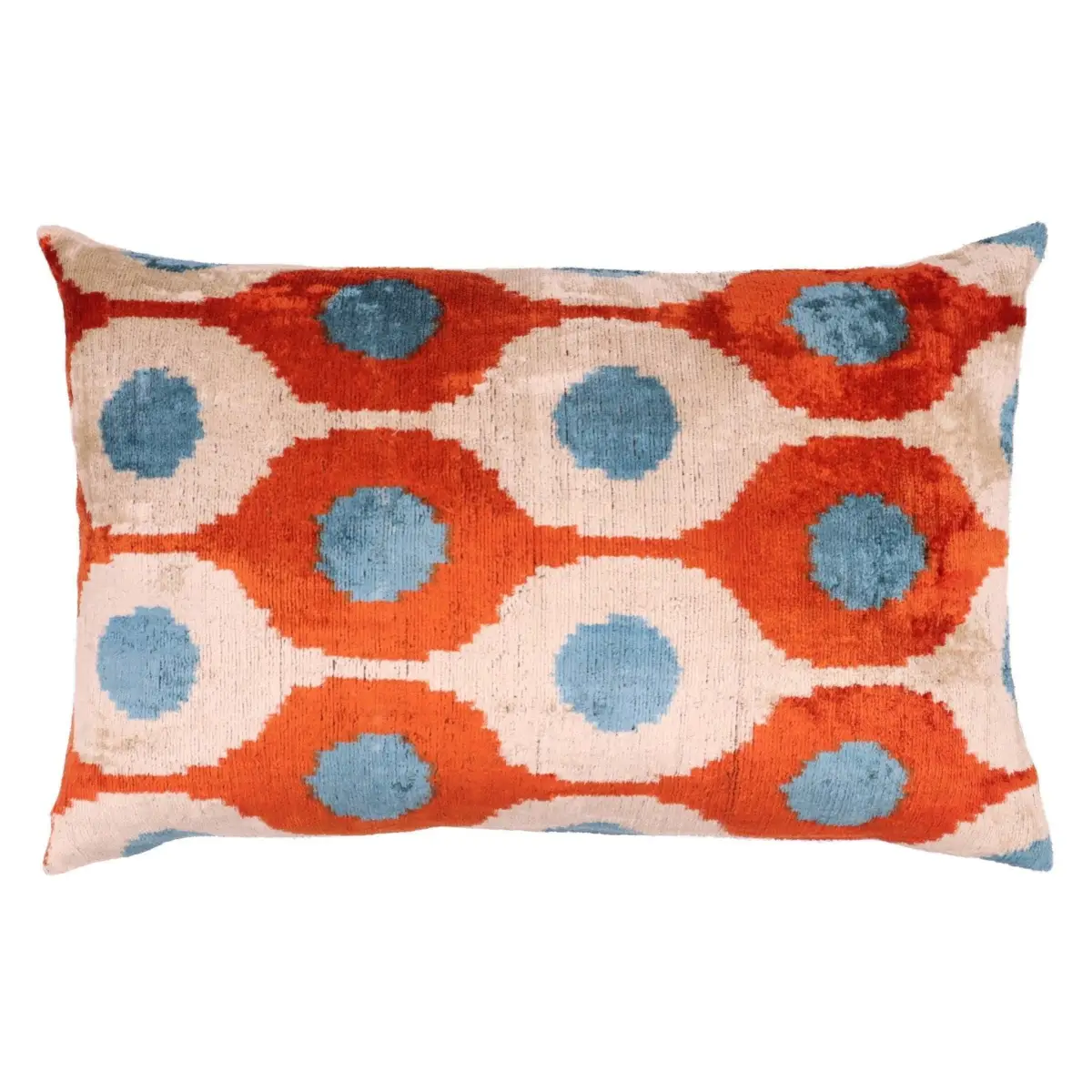 Canvello Luxury Orange Turquoise Pillows For Couch | 16 x 24 in (40 x 60 cm) - Canvello