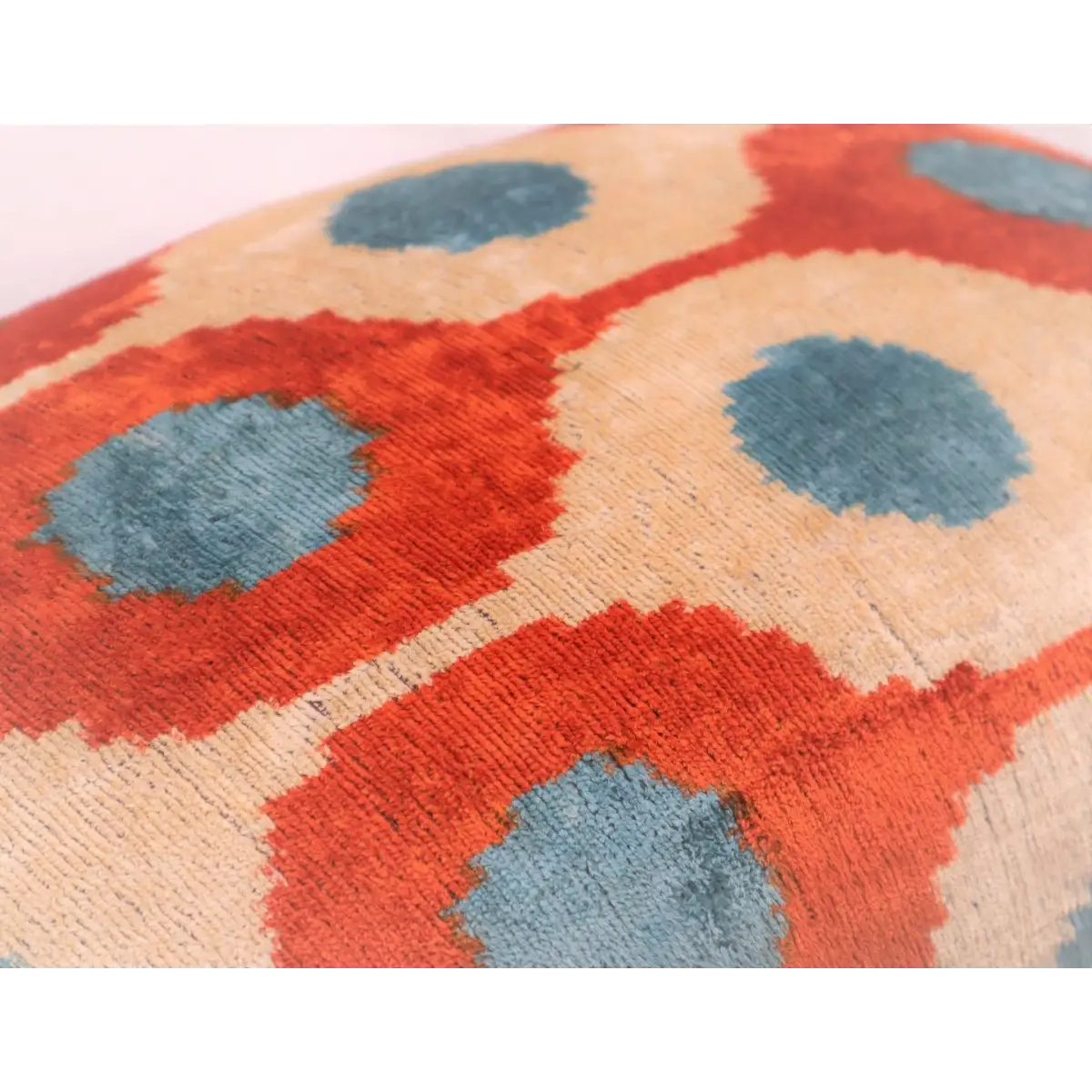 Canvello Luxury Orange Turquoise Pillows For Couch | 16 x 24 in (40 x 60 cm) - Canvello