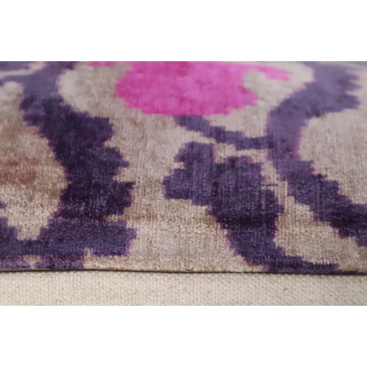 Canvello Luxury Pink Purple Beige Pillow for Couch | 16 x 24 in (40 x 60 cm) - Canvello