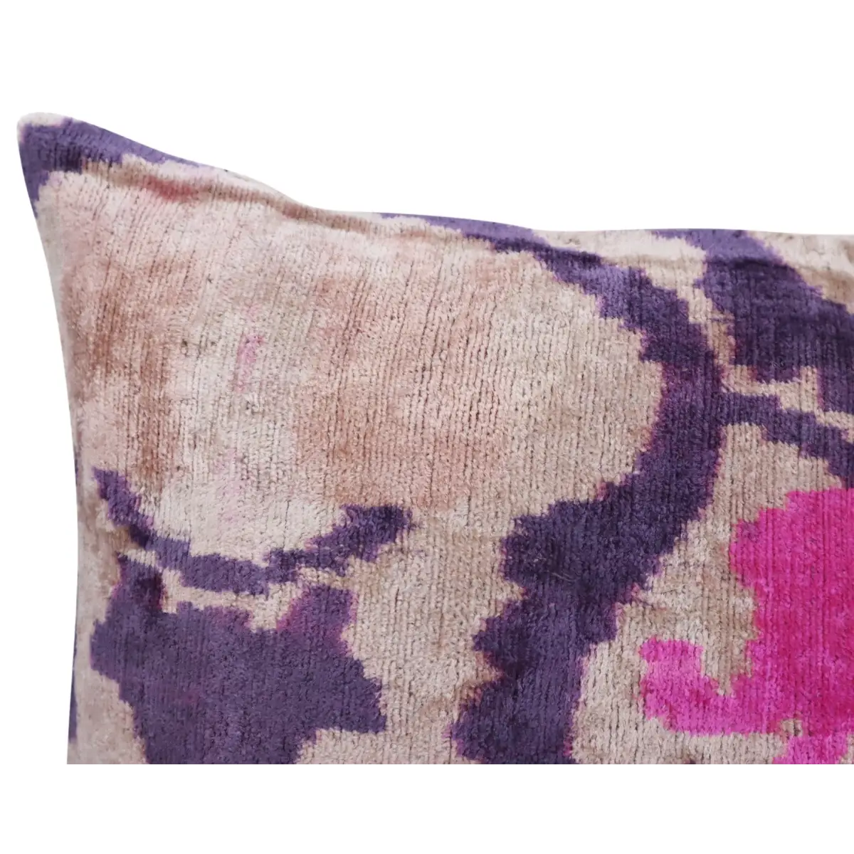 Canvello Luxury Pink Purple Beige Pillow for Couch | 16 x 24 in (40 x 60 cm) - Canvello