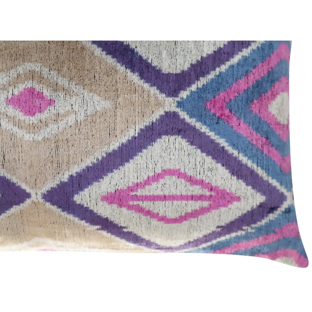 Canvello Luxury Pink Purple Beige Pillow for Couch | 16 x 24 in (40 x 60 cm) - Canvello