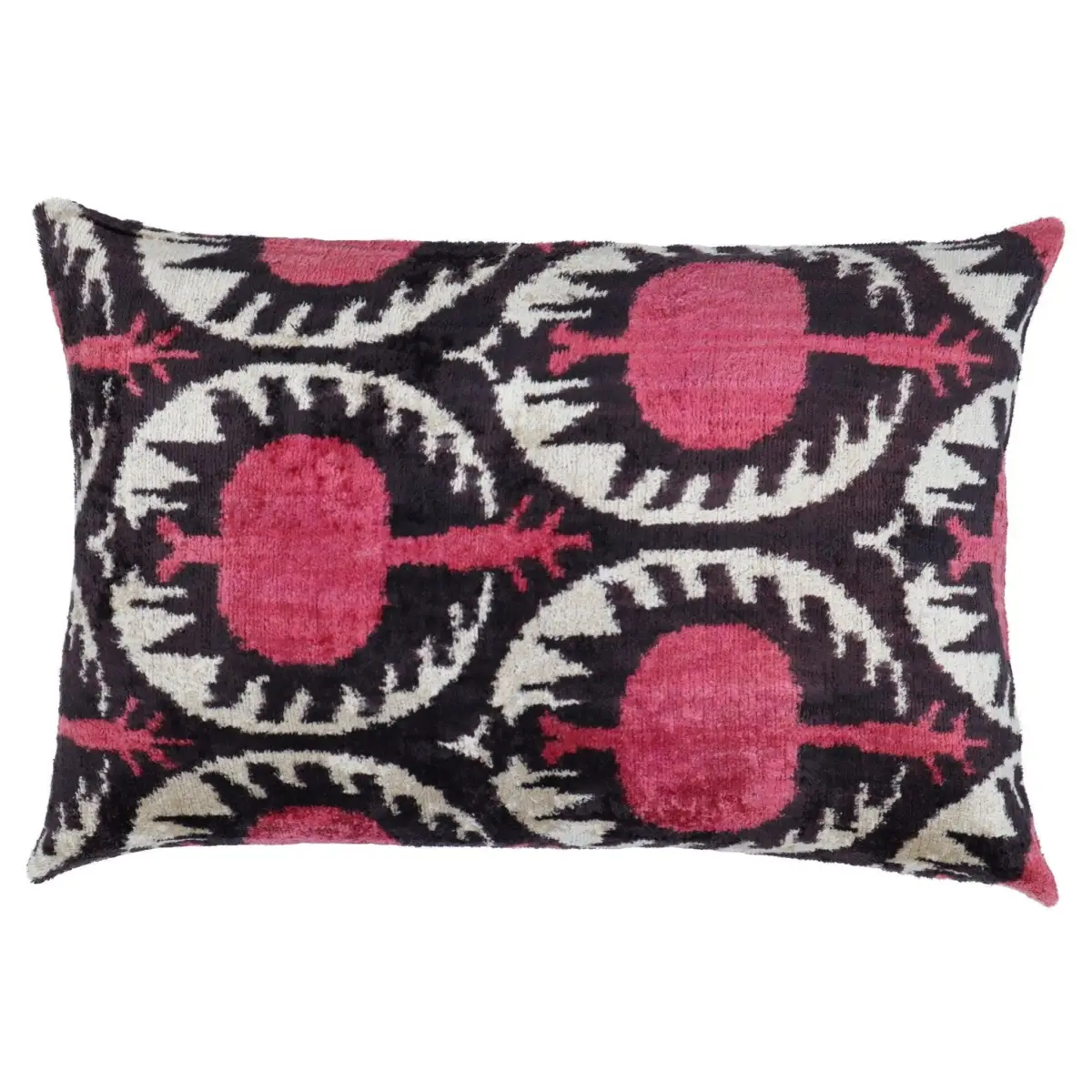 Canvello Luxury Red Pomegranate Velvet Throw Pillows - 16x24 - Canvello