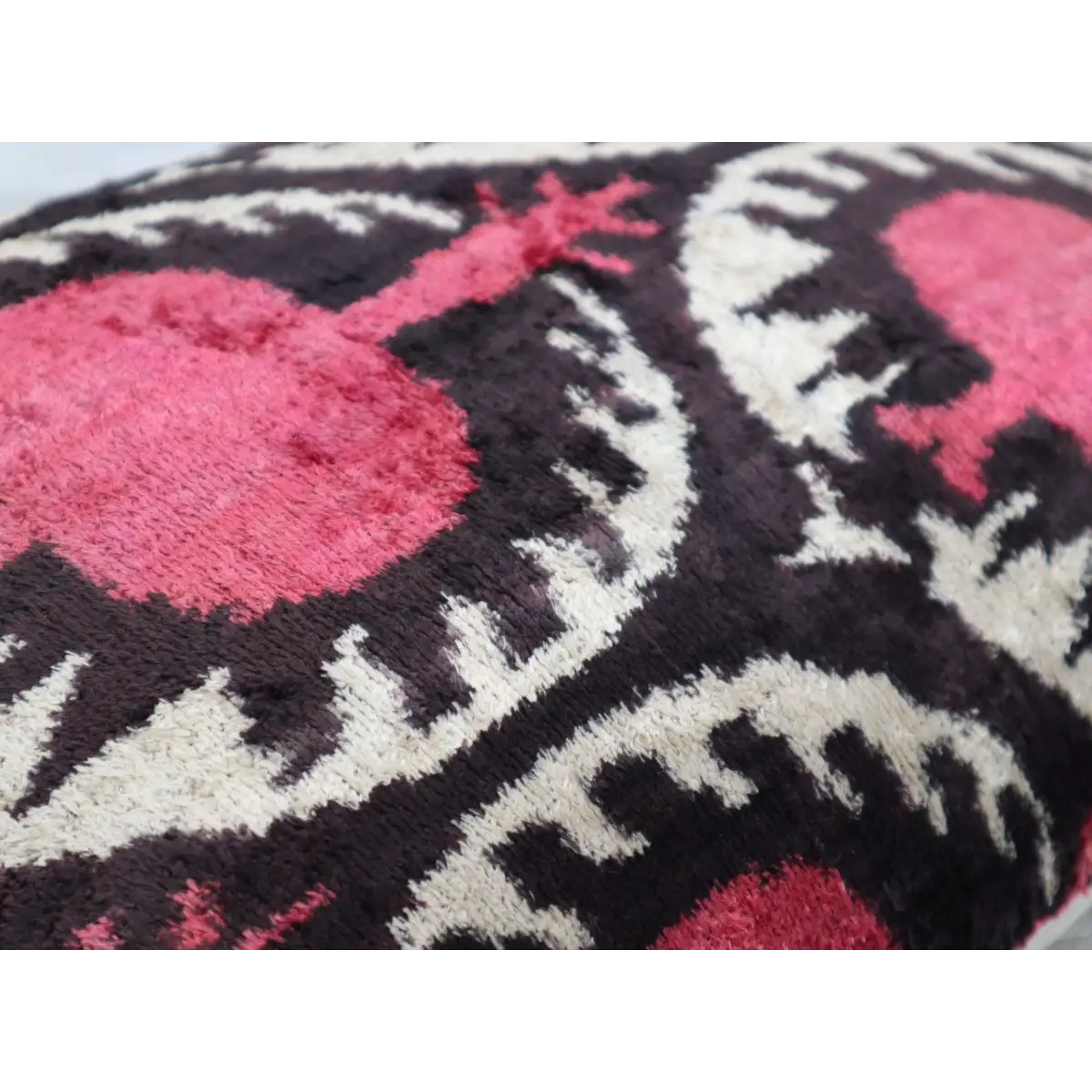 Canvello Luxury Red Pomegranate Velvet Throw Pillows - 16x24 - Canvello