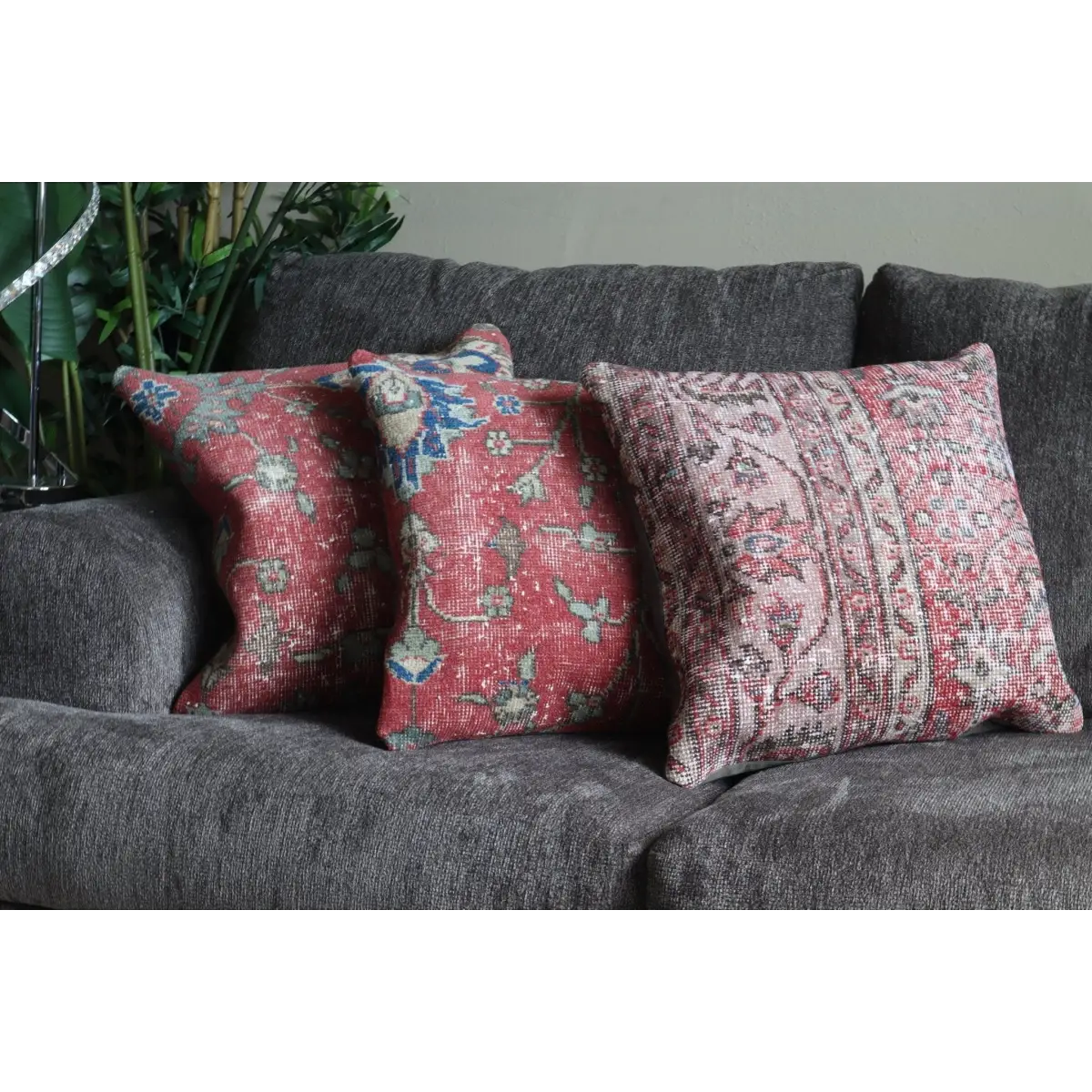 Canvello Modern Farmhouse Throw Pillows | Set of 3 | 20’’X20’’ - Canvello