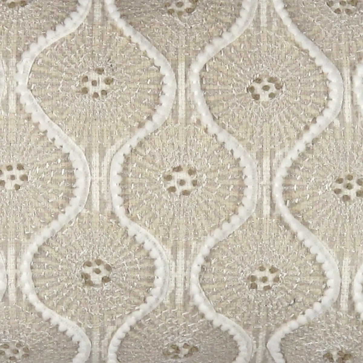 Canvello Naples Embroidered Pillow Beige/Ivory - Beige / 14’’ x 24’’ - Canvello