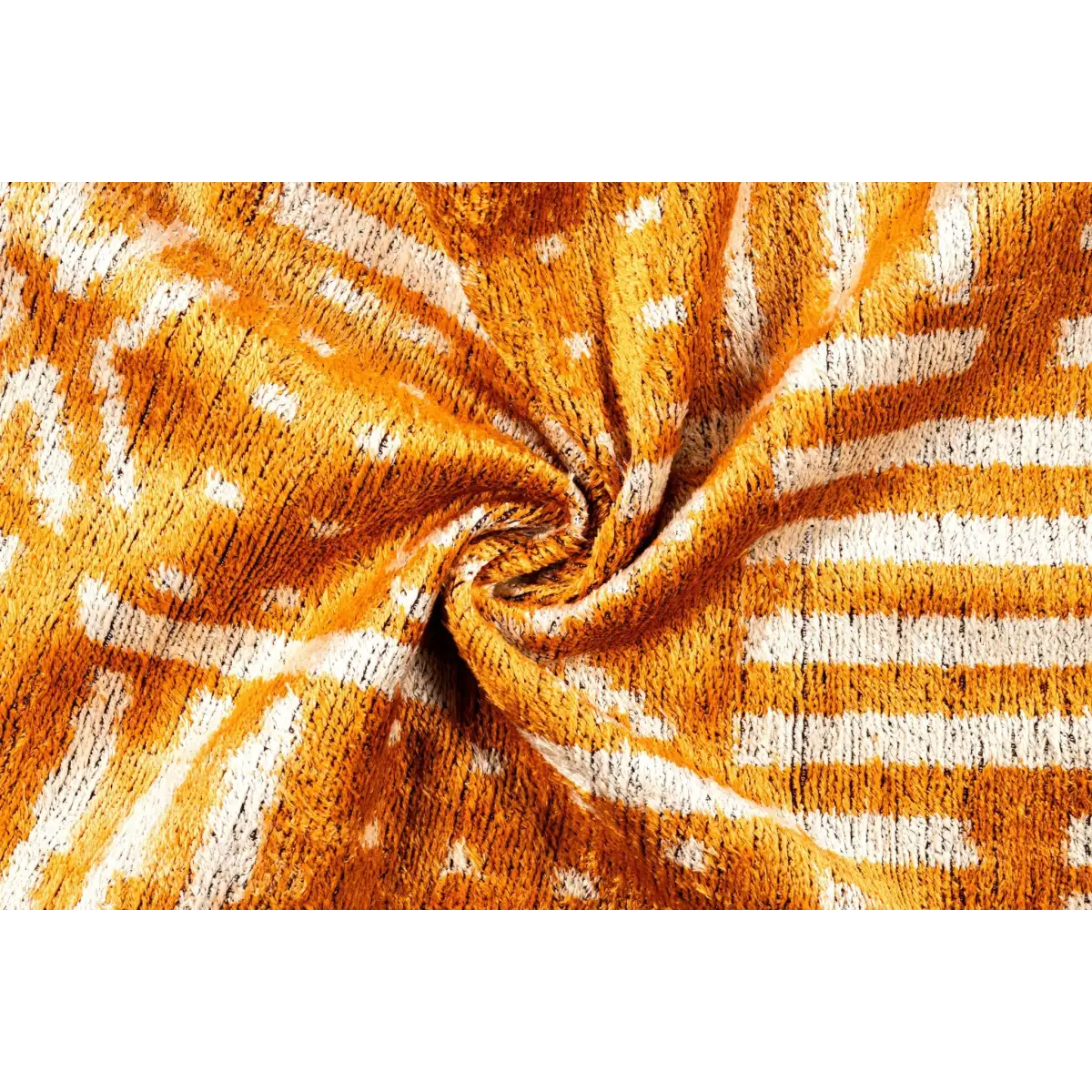 Canvello Organic Handmade Silk Velvet Pillow: 16x24 Inches with Premium Down Feather Insert - Luxury Copper Orange