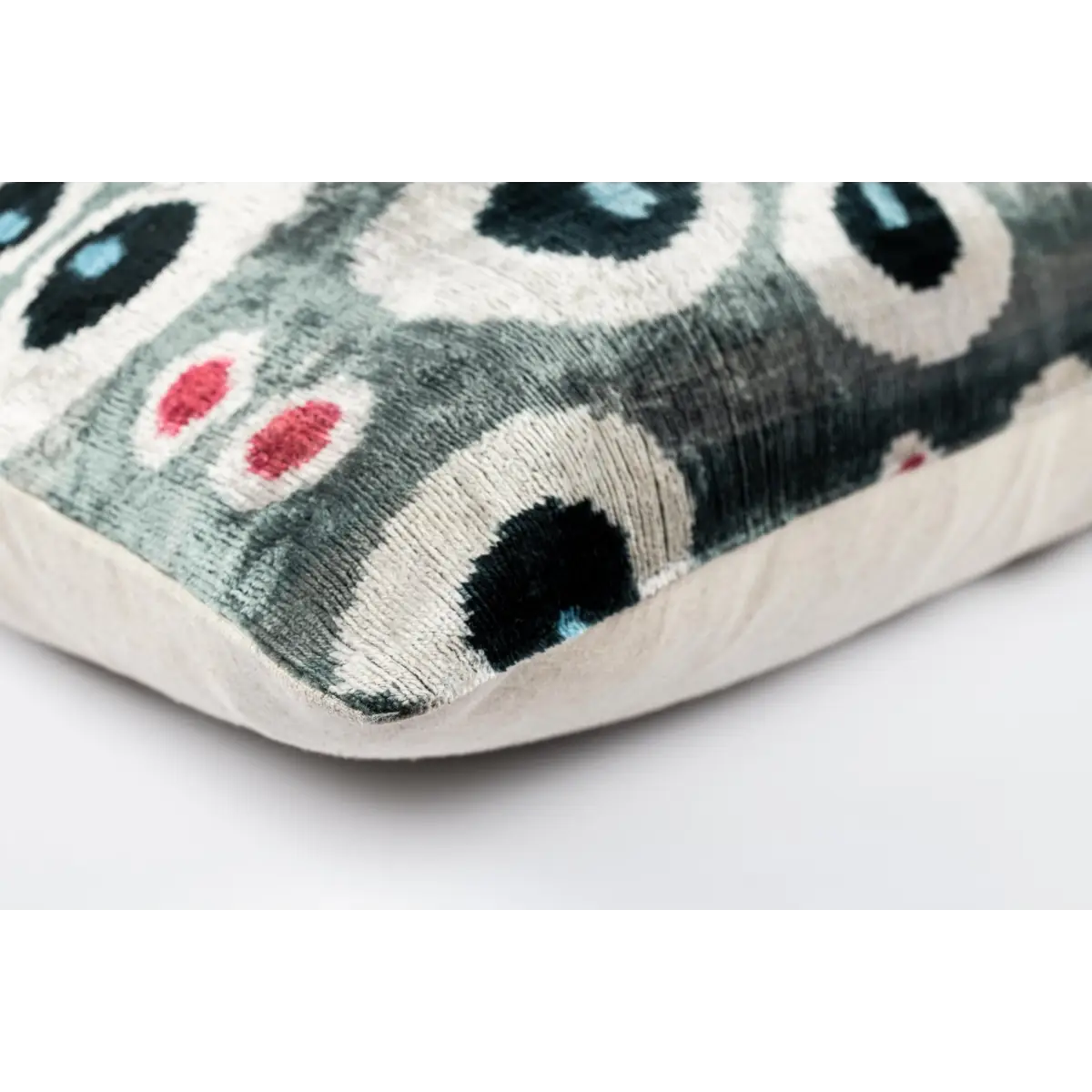 Canvello Organic Handmade Silk Velvet Pillow: 16x24 Inches with Premium Down Feather Insert - All-Natural