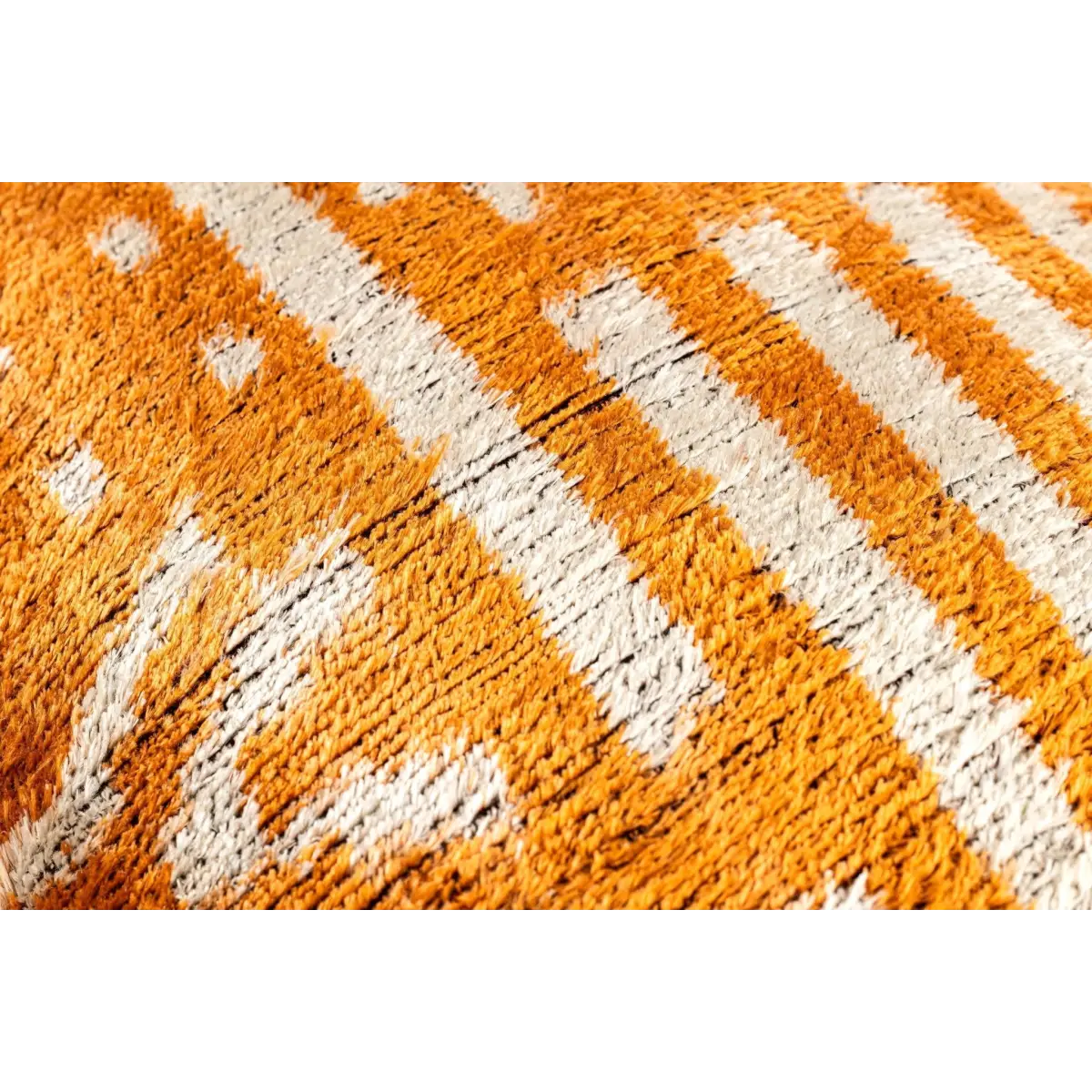 Canvello Organic Handmade Silk Velvet Pillow: 16x24 Inches with Premium Down Feather Insert - Luxury Copper Orange