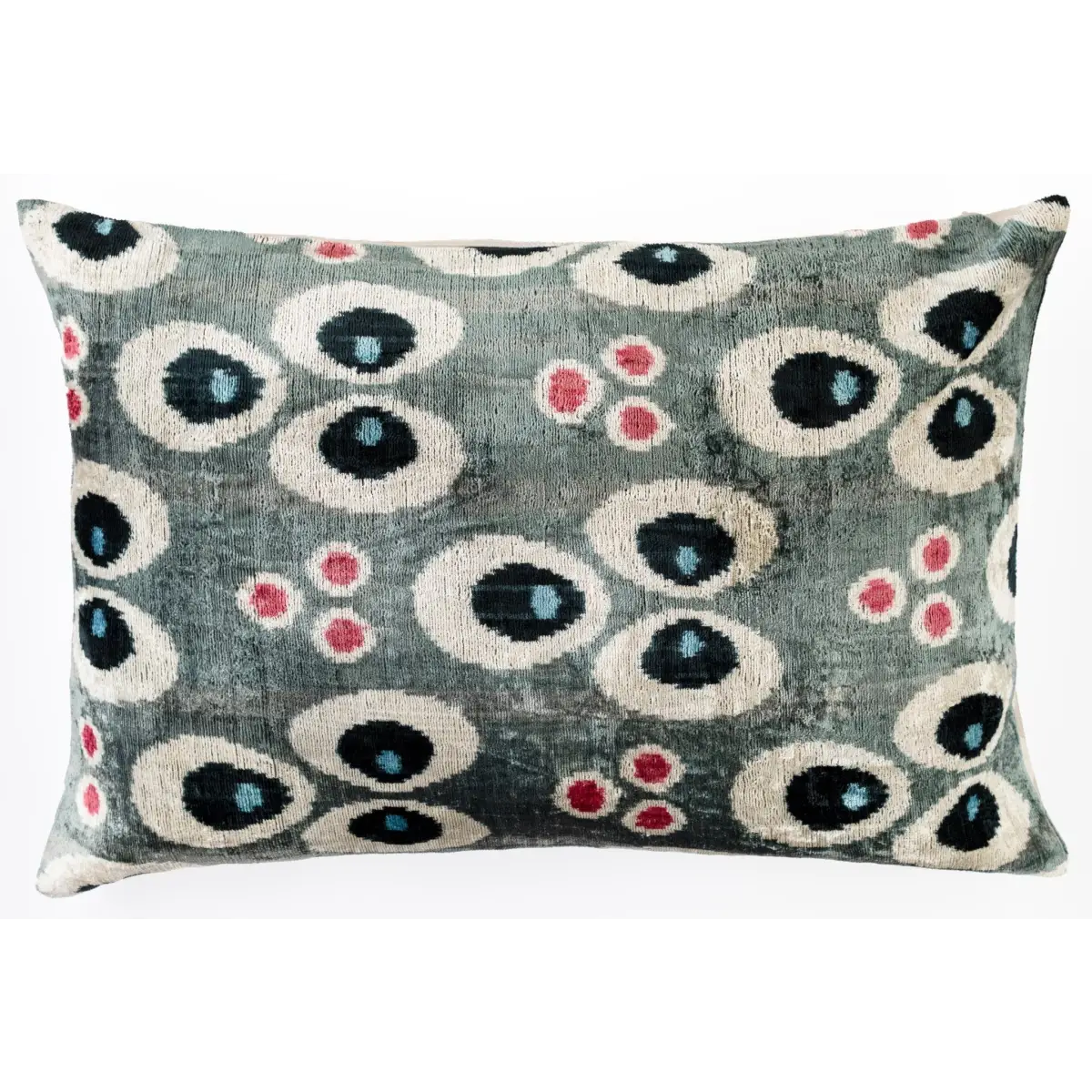 Canvello Organic Handmade Silk Velvet Pillow: 16x24 Inches with Premium Down Feather Insert - All-Natural