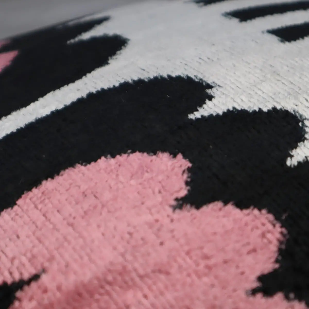 Canvello Pink Black White Pillows With Luxury Decorative Cover - 16x16 - Canvello