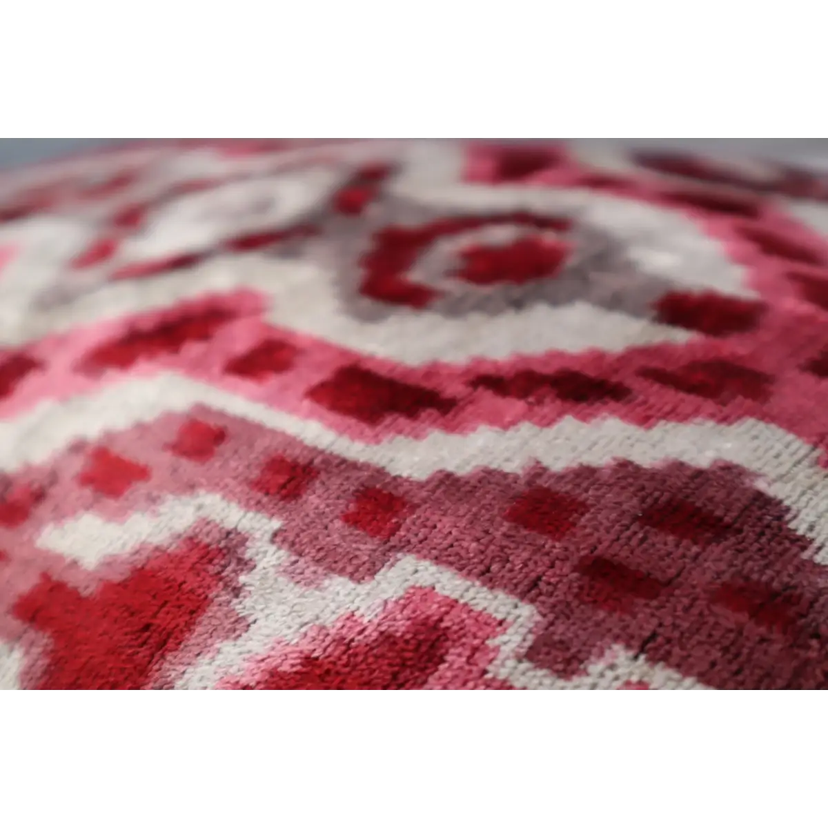 Canvello Pink Gray Handmade 16x24 Silk Velvet Pillow Organic Veg Dyed Down/Feather Filled - Canvello