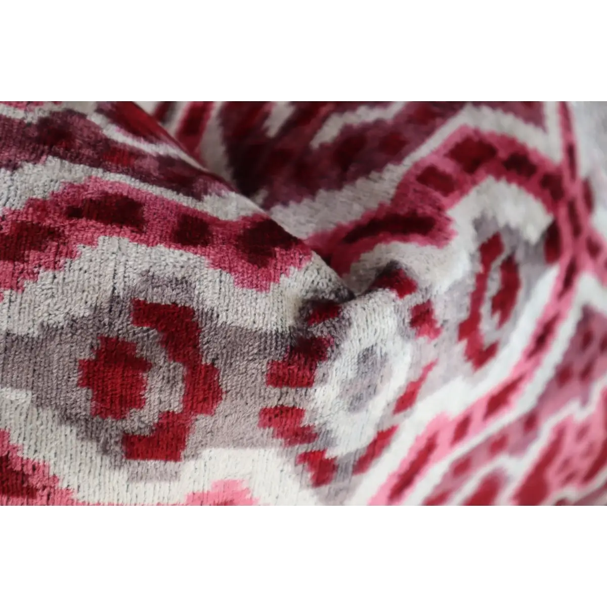 Canvello Pink Gray Handmade 16x24 Silk Velvet Pillow Organic Veg Dyed Down/Feather Filled - Canvello