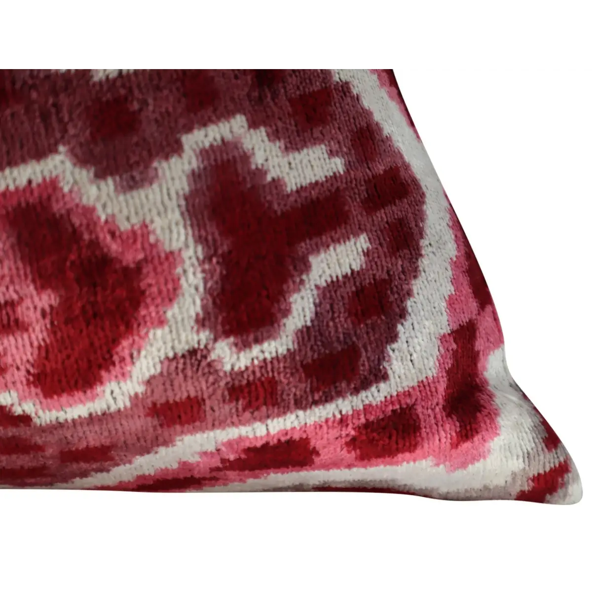 Canvello Pink Gray Handmade 16x24 Silk Velvet Pillow Organic Veg Dyed Down/Feather Filled - Canvello
