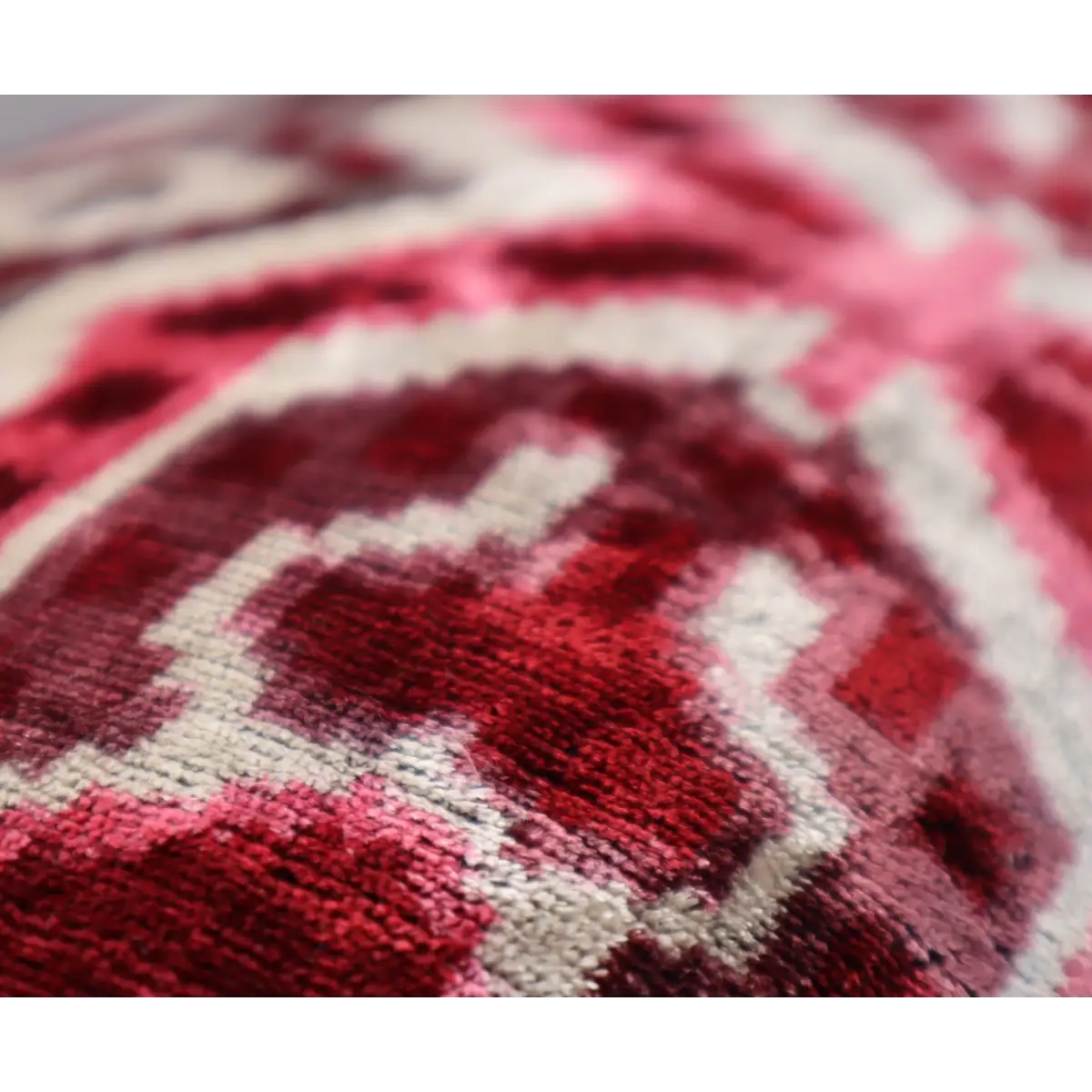 Canvello Pink Gray Handmade 16x24 Silk Velvet Pillow Organic Veg Dyed Down/Feather Filled - Canvello
