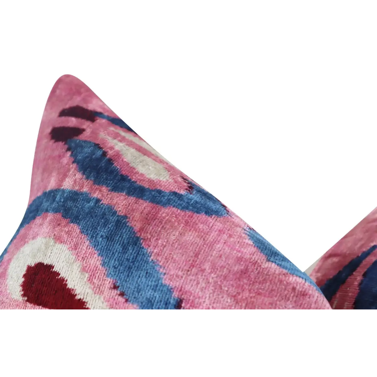 Canvello Pink Handmade 16x24 Silk Velvet Pillow Organic Veg Dyed Down/Feather Filled - Canvello