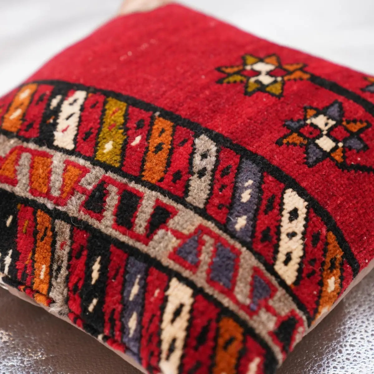 Canvello Rug Cushion With Wool Pillow Cover - 14’’x14’’ - Canvello