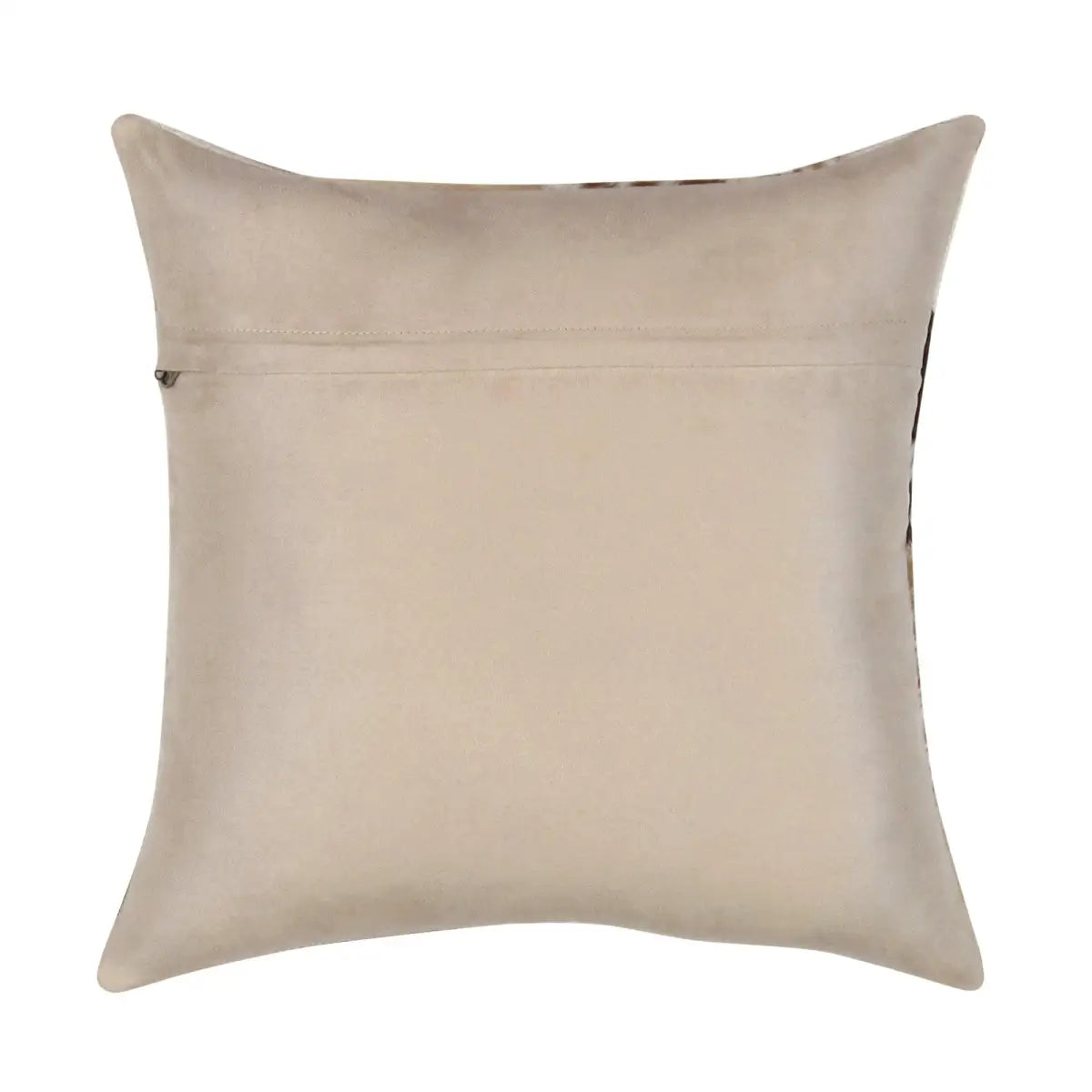 Canvello Safari Chevron L. Brown Cowhide 17’’ Decorative Throw Pillow - L. Brown / 17’’ x 17’’ - Canvello