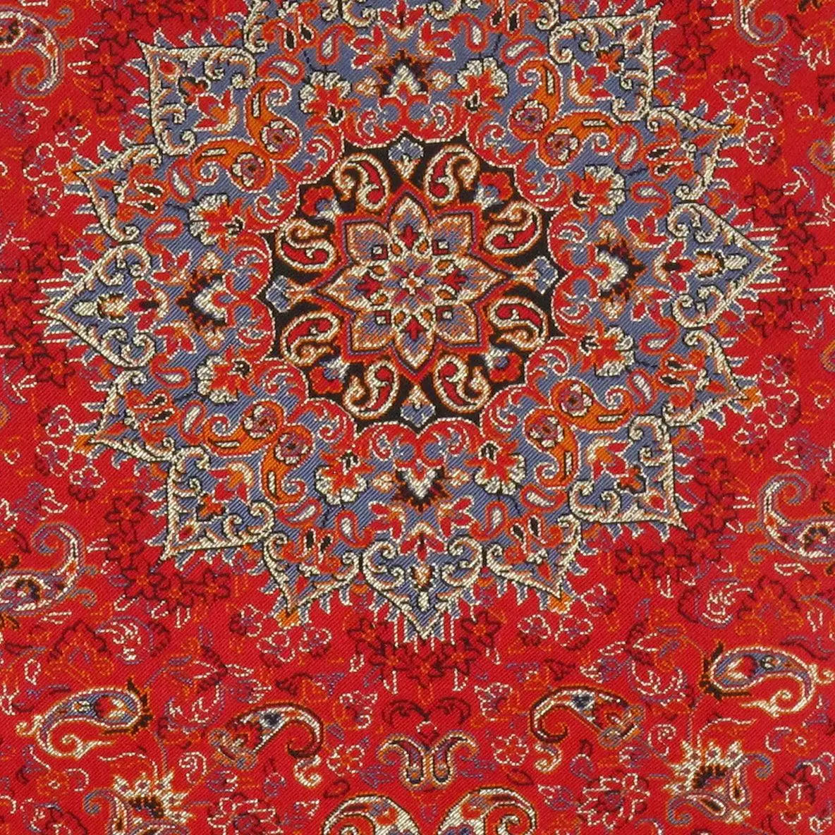 Canvello Silk Termeh Floral Design - 20’’ X 20’’ - Red / 20’’ X 20’’ - Canvello