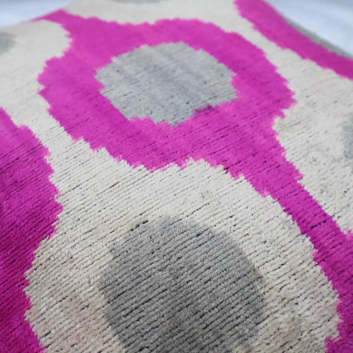 Canvello Silk Velvet Dark Pink Throw Pillows - 16’’x16’’ - Canvello