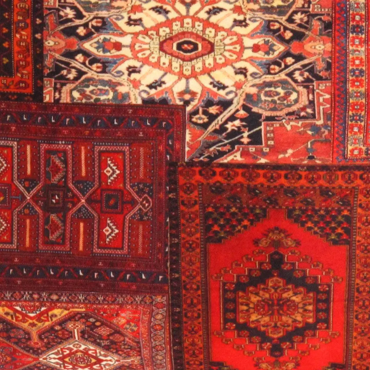 Canvello Silkroad Rug Throw Pillow - 18’’ X 26’’ - Red / 18’’ X 26’’ - Canvello