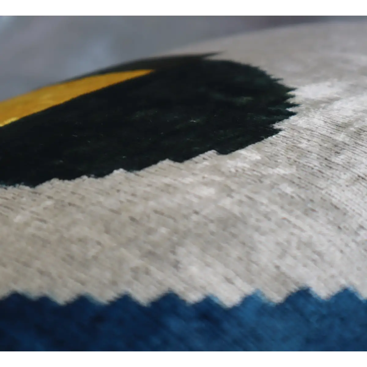 Canvello Silver Black Gold Handmade 16x24 Silk Velvet Pillow Organic Veg Dyed Down/Feather Filled - Canvello