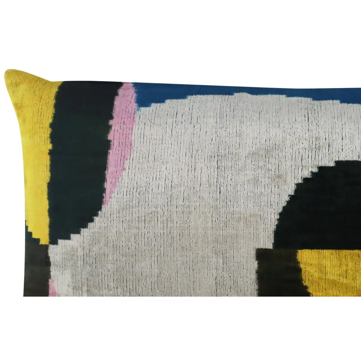 Canvello Silver Black Gold Handmade 16x24 Silk Velvet Pillow Organic Veg Dyed Down/Feather Filled - Canvello