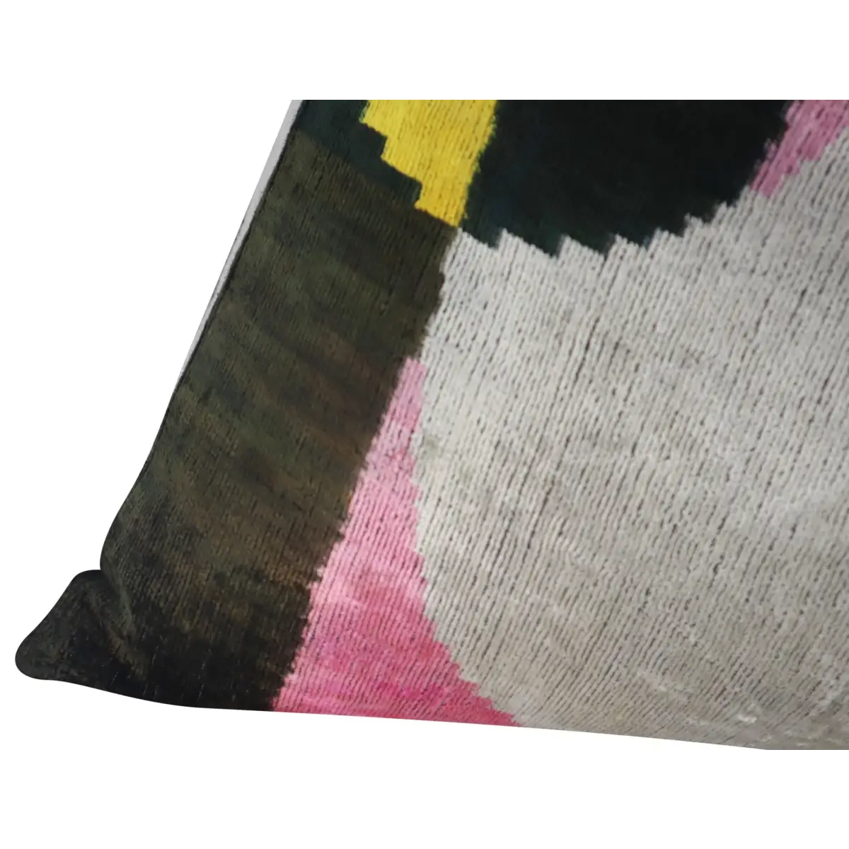 Canvello Silver Black Gold Handmade 16x24 Silk Velvet Pillow Organic Veg Dyed Down/Feather Filled - Canvello