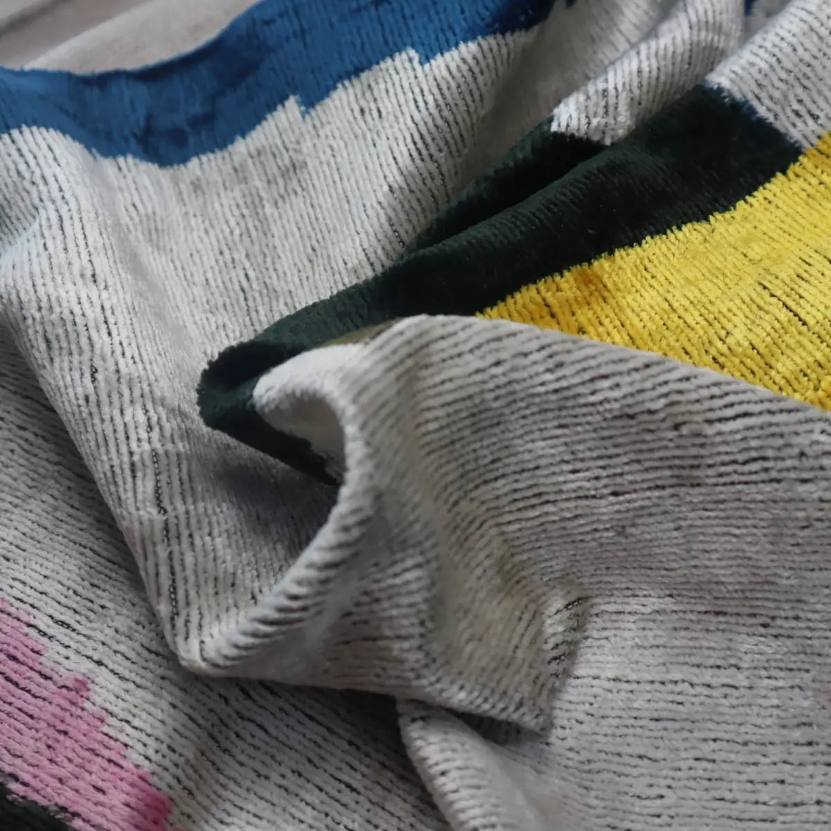 Canvello Silver Black Gold Handmade 16x24 Silk Velvet Pillow Organic Veg Dyed Down/Feather Filled - Canvello