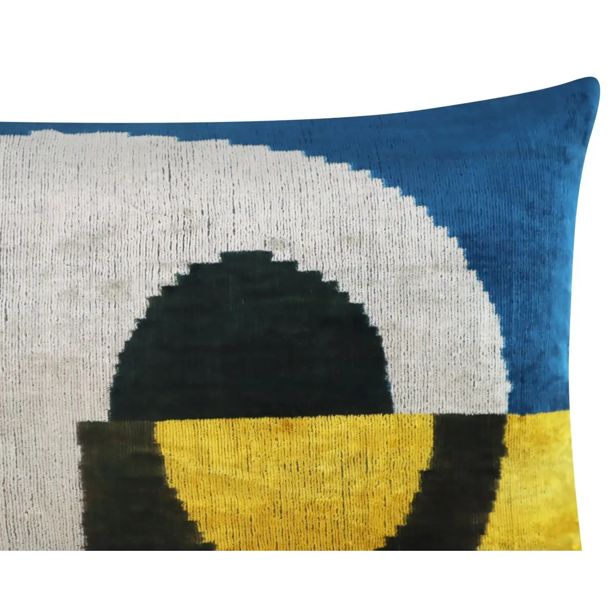 Canvello Silver Black Gold Handmade 16x24 Silk Velvet Pillow Organic Veg Dyed Down/Feather Filled - Canvello