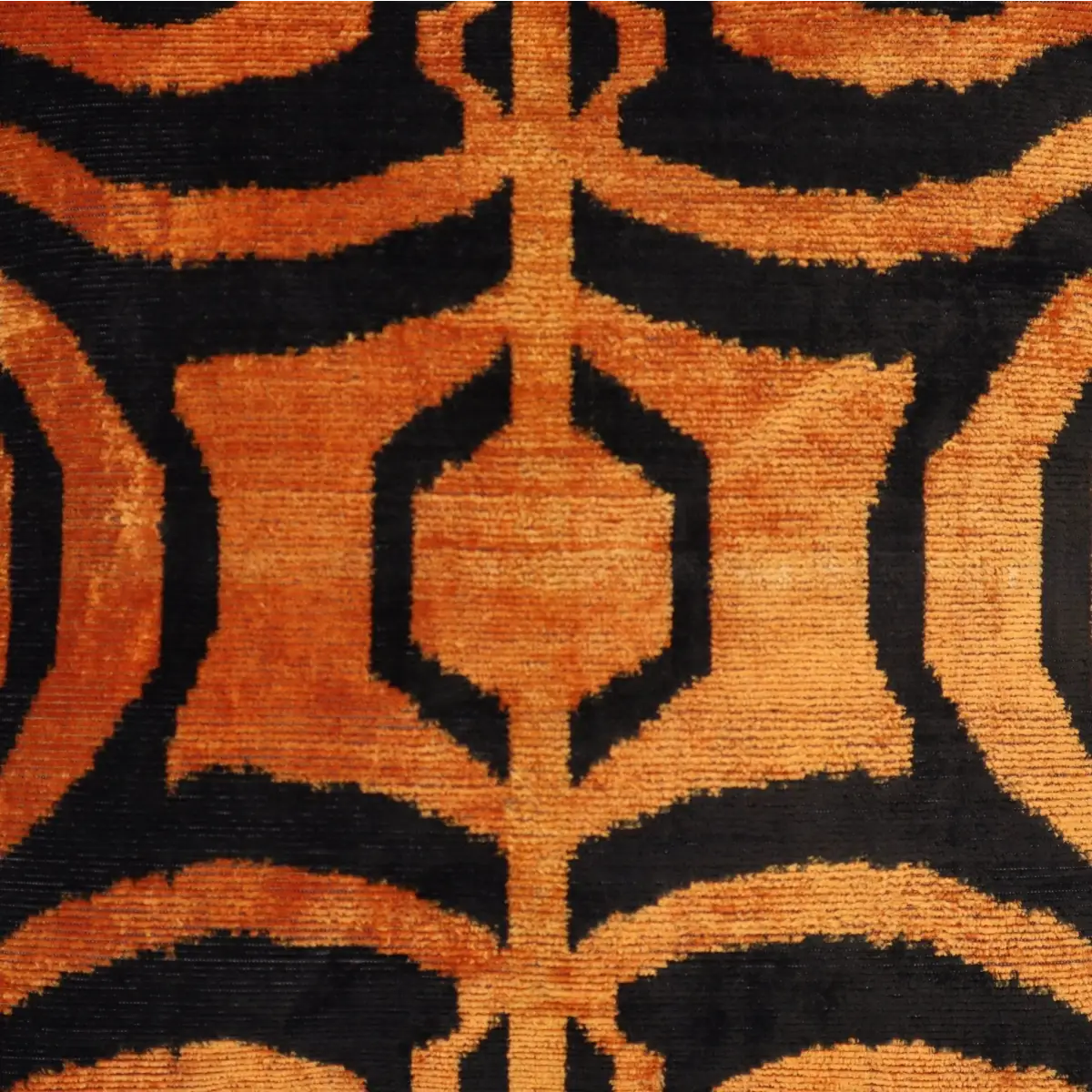 Canvello Tiger Print Burnt Orange Throw Pillows - 16x16 inch - Canvello