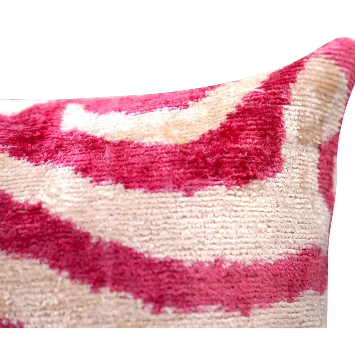 Canvello Tiger Print Pinkish Red Throw Pillows - 16x16 inch - Canvello