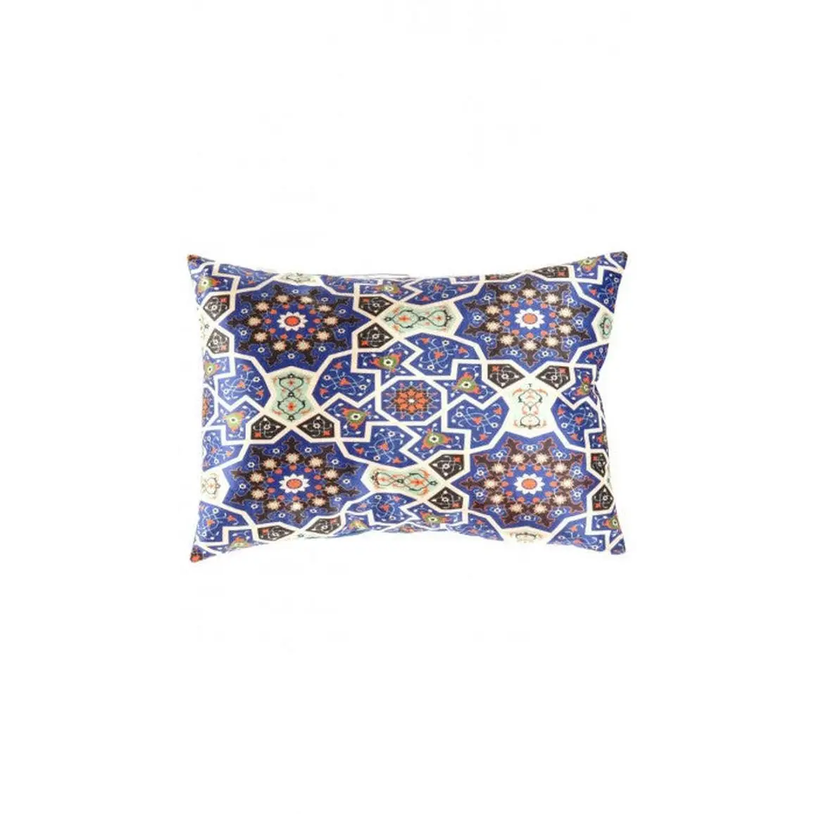 Canvello Tile Design Velvet Pillow - 16’ X 24’ - Navy Blue / 16’’ X 24’’ - Canvello