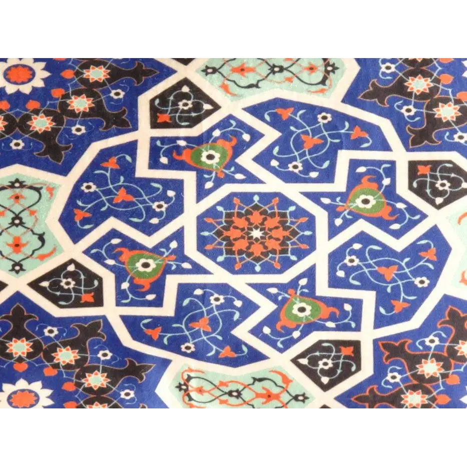 Canvello Tile Design Velvet Pillow - 16’ X 24’ - Navy Blue / 16’’ X 24’’ - Canvello