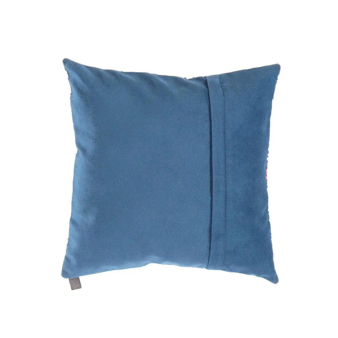 Canvello Tile Design Velvet Pillow - 16’ X 16’ - Blue / 16’ X 16’ - Canvello