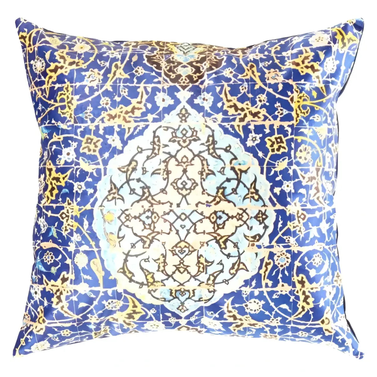 Canvello Tile Design Velvet Pillow - 20’’ X 20’’ - light blue / 20’’ X 20’’ - Canvello