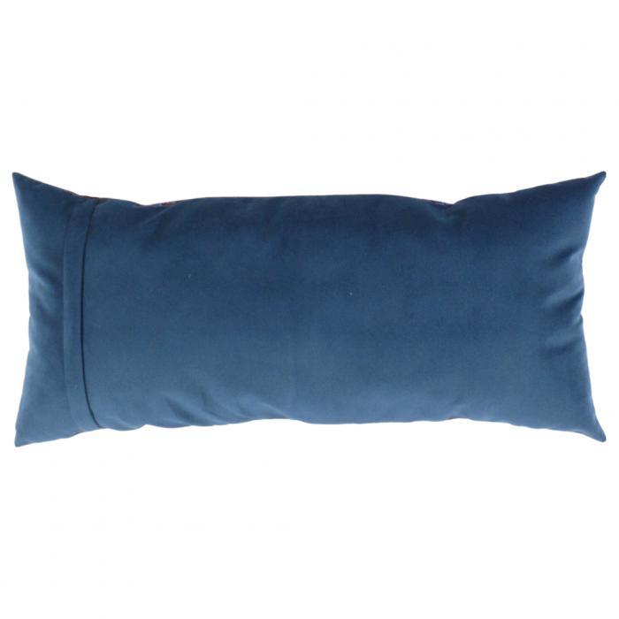 Coussin en velours au design traditionnel Canvello - 15'' X 30'' 