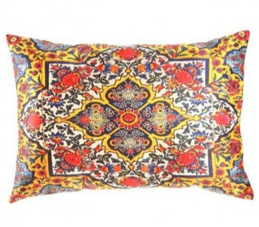 Canvello Traditional Design Velvet Pillow - 16'' X 24''