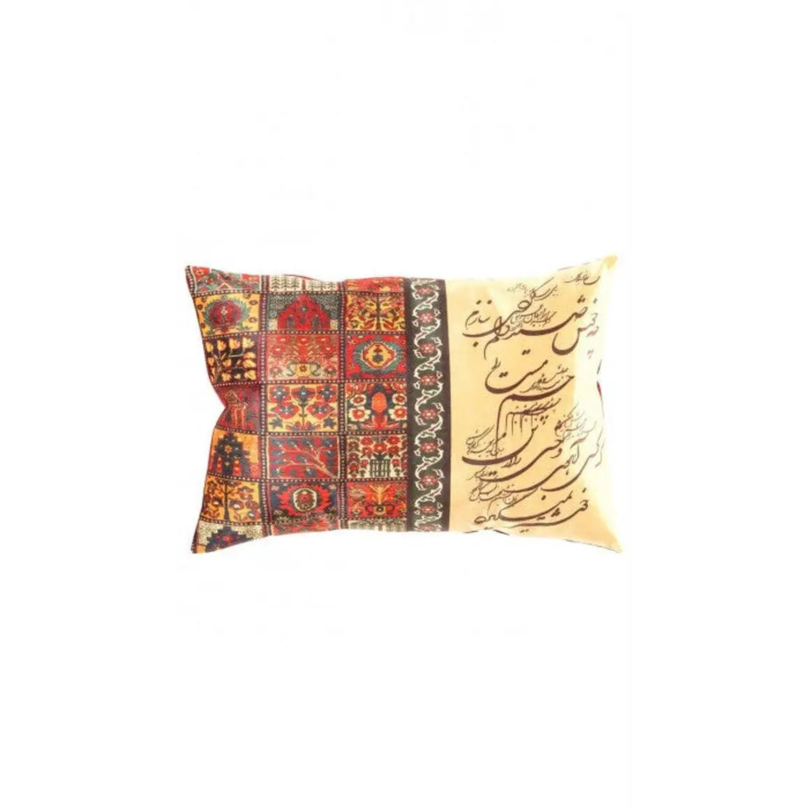 Canvello Traditional Design Velvet Pillow - 16’’ X 24’’ - Beige / 16’’ X 24’’ - Canvello